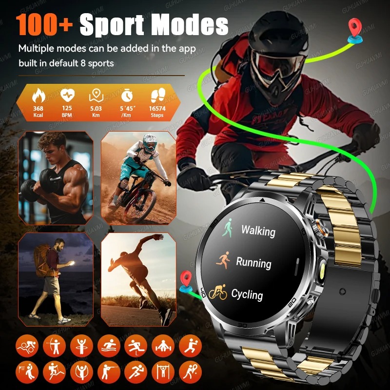 สมาร์ทวอทช์ผู้ชายรุ่นใหม่สำหรั - Outdoor Adventure World บทวิจารณ์และราคา