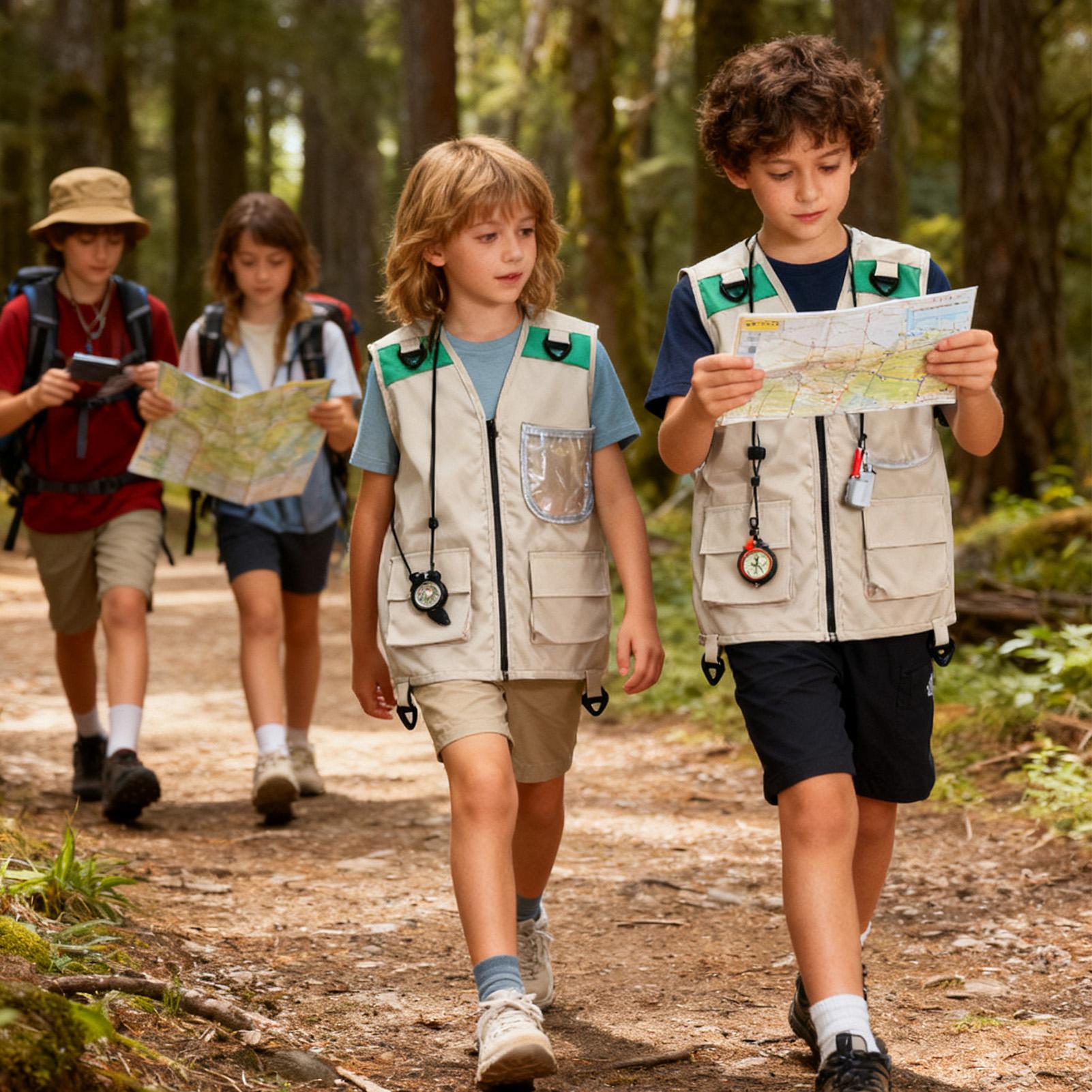 ชุดเสื้อกั๊กนักสำรวจสำหรับเด็ก - Outdoor Adventure With Kids บทวิจารณ์และราคา