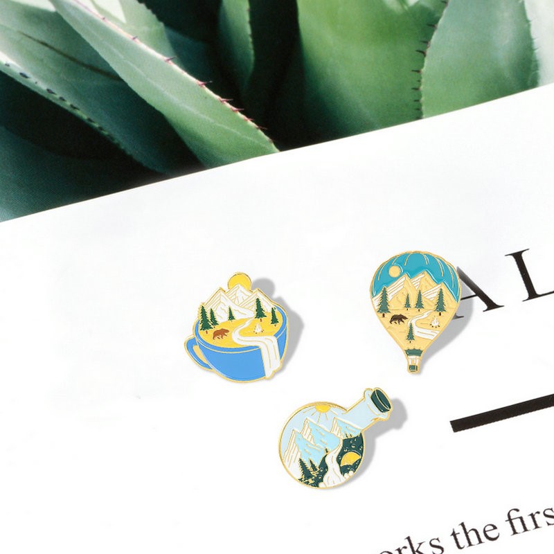 แคมป์ปิ้งผจญภัยEnamel Pins Cus - Outdoor Adventure With Kids บทวิจารณ์และราคา