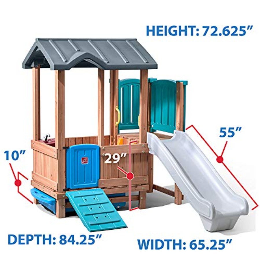 บ้านเด็กเล่นและสไลเดอร์ในป่า,  - Outdoor Adventure With Kids บทวิจารณ์และราคา