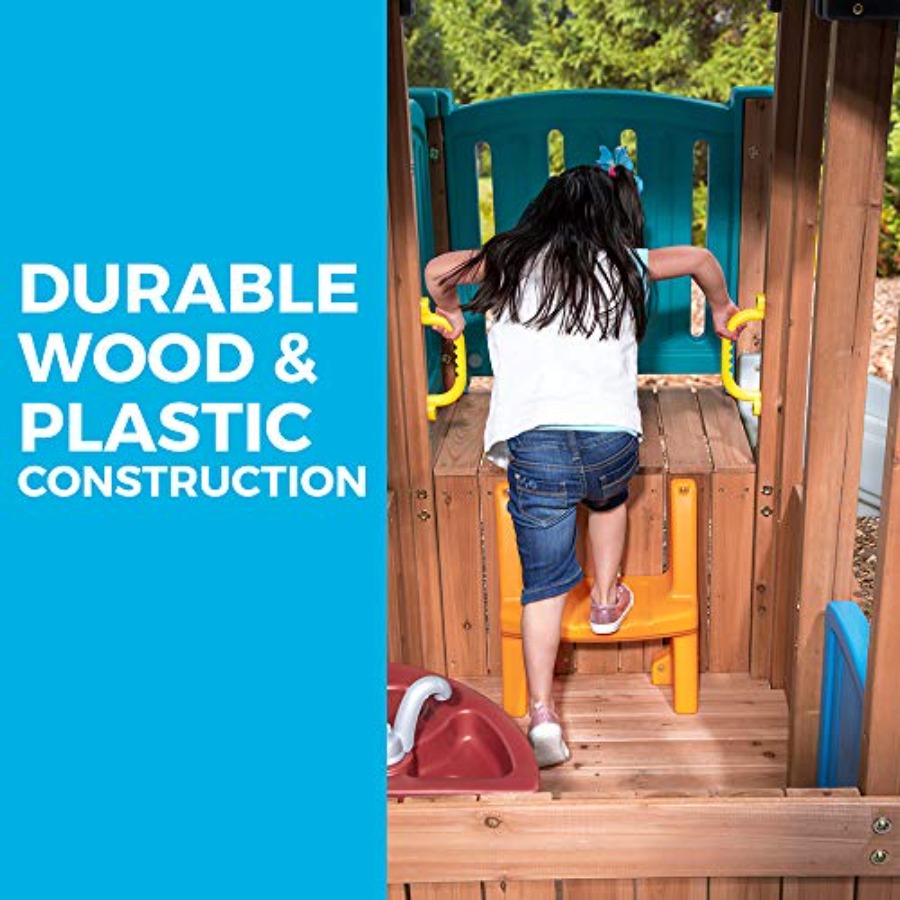 บ้านเด็กเล่นและสไลเดอร์ในป่า,  - Outdoor Adventure With Kids บทวิจารณ์และราคา