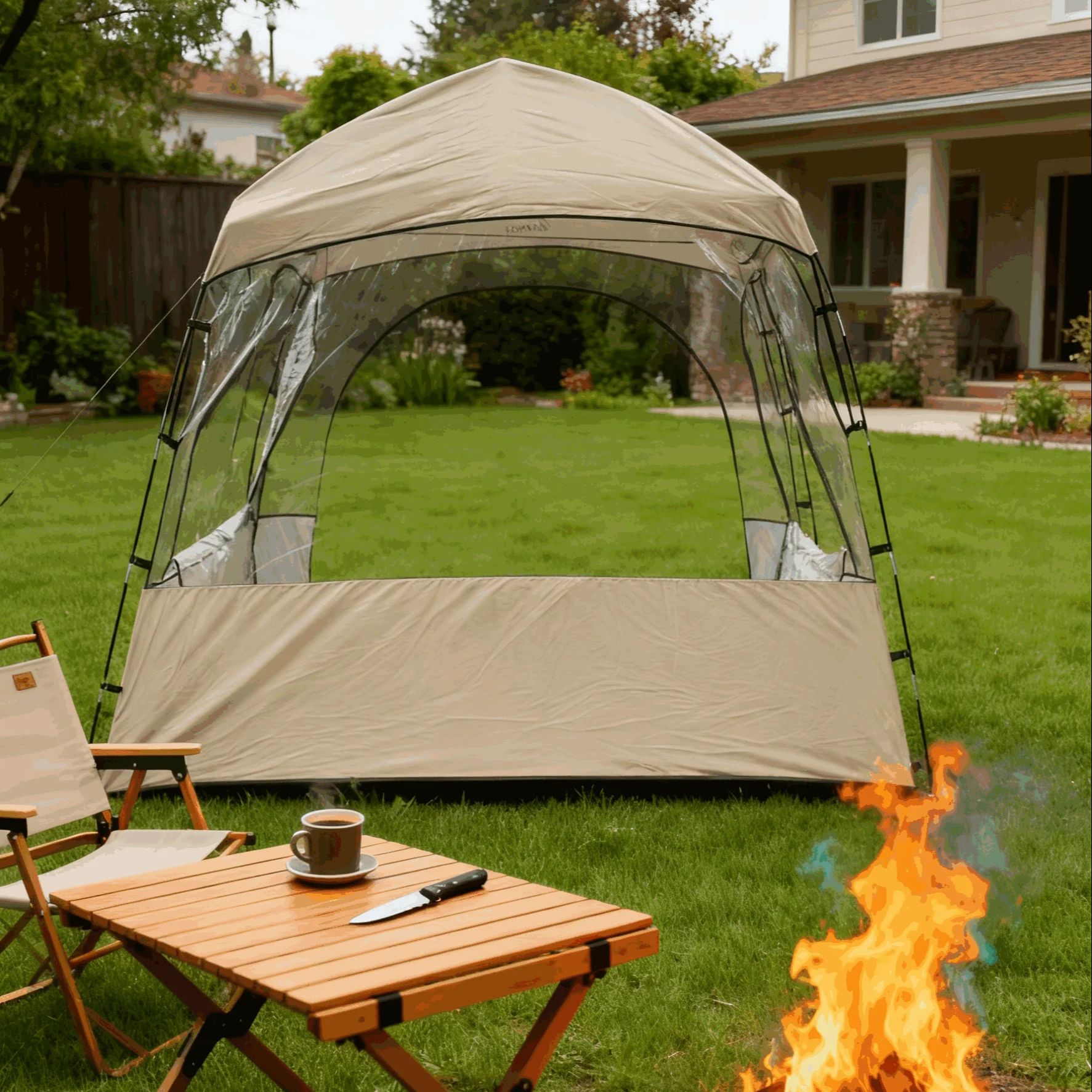 ศาลาพักผ่อนกลางแจ้ง สำหรับสวน  - Outdoor Adventure Dome Shelter บทวิจารณ์และราคา