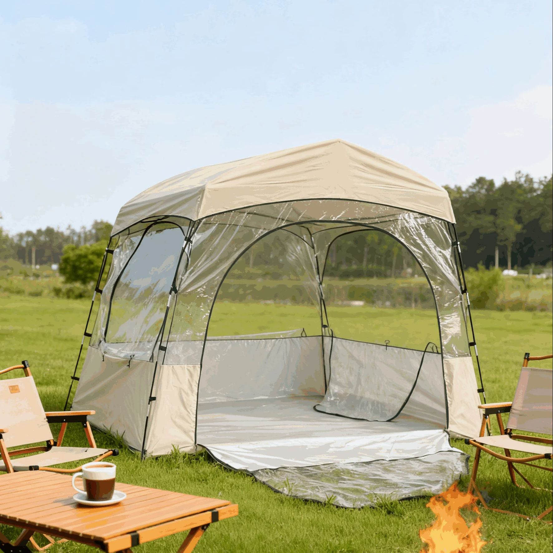 ศาลาพักผ่อนกลางแจ้ง สำหรับสวน  - Outdoor Adventure Dome Shelter บทวิจารณ์และราคา